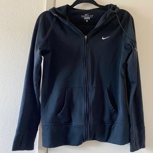 Nike therma fit zip up black